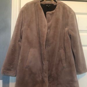 Zara faux fur coat